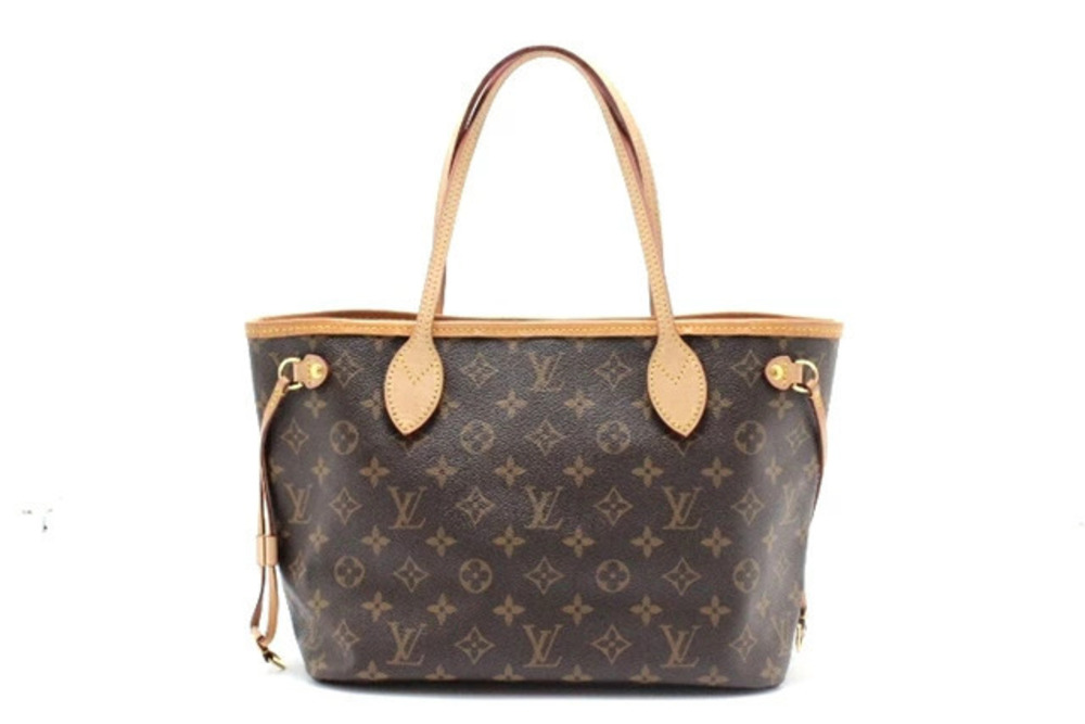 LOUIS VUITTON Neverfull Tote Bag Monogram Pivoine